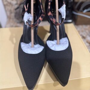 Elegant Black Women's Heels cozy island 11cm hill